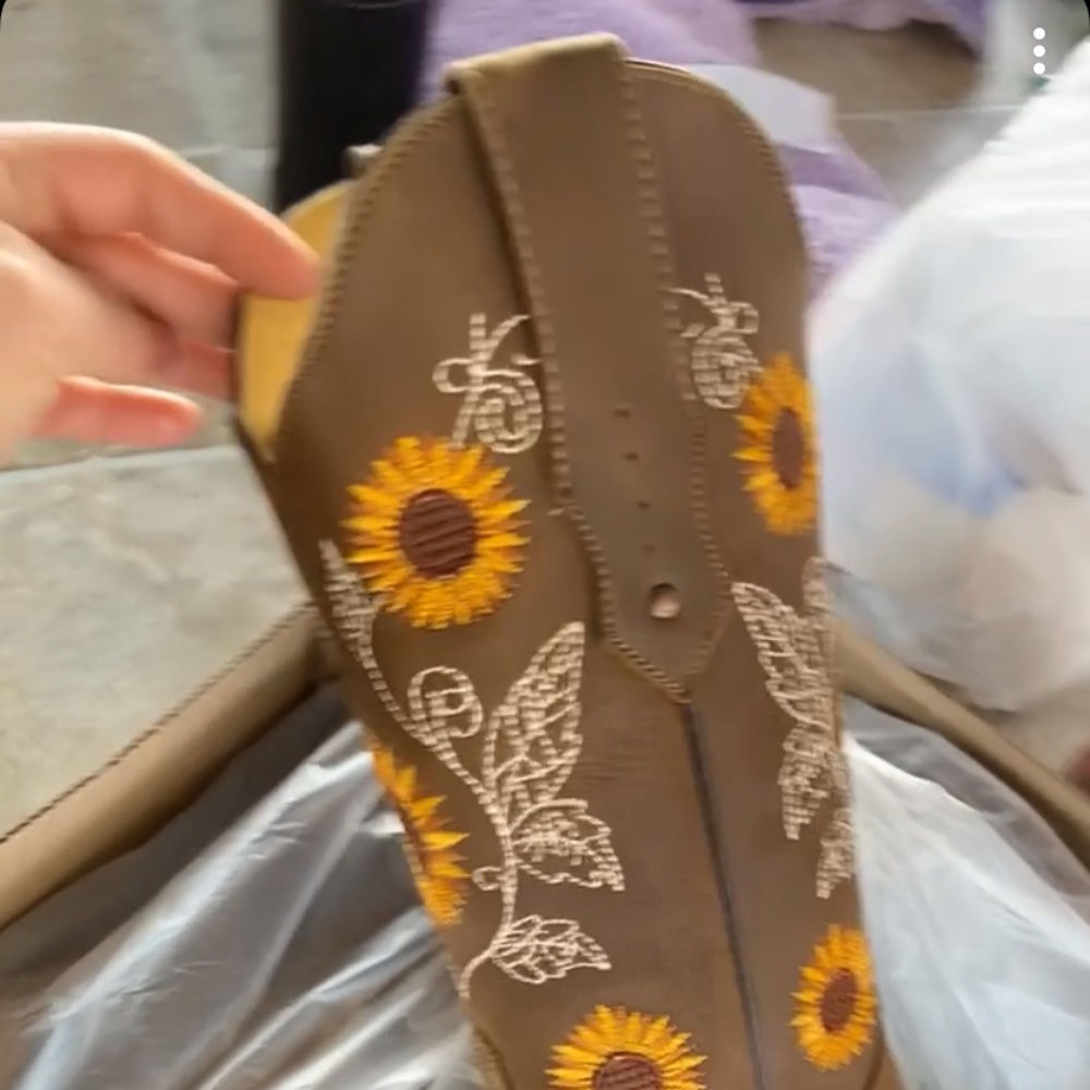 Sunflowers boots